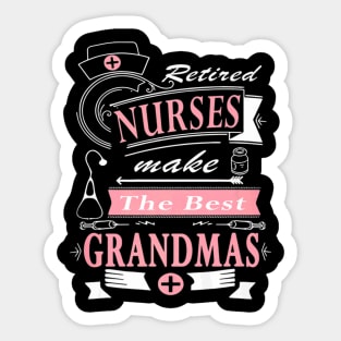 Best Grandma Nurse Nurses Day Sticker
